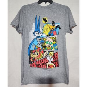 Looney tunes DC comics cross over shirt men's small